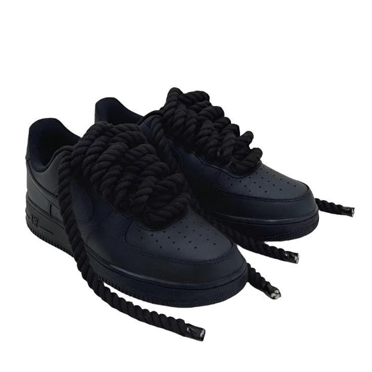 Nike Airforce 1 "Rope Laces" Black